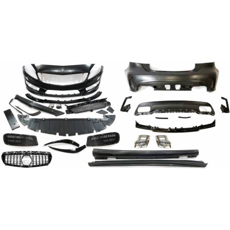 Mercedes W176 A45 Body Kit 2012-2015 AMG Look Grill